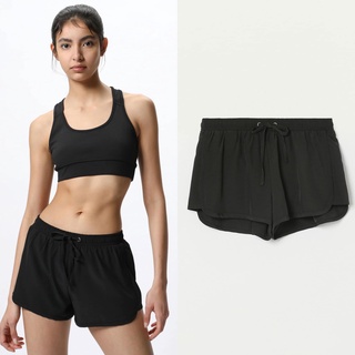 lefties SPORTS SHORTS  กางเกงออกกำลังกาย ขอบเอวยางยืด มีเชือกรูดผูกเอว เนื้อผ้าโพลี่เอสเตอร์ ผ้าเนื้อนิ่ม ผ้ายืด