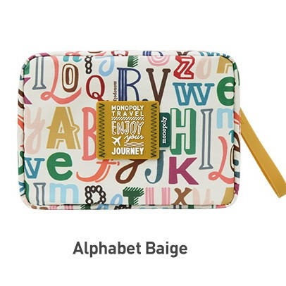 [ของแท้เกาหลี] พร้อมส่ง📌 ENJOY JOURNEY DAILY POUCH (L) กระเป๋าใส่เครื่องสำอางค์ กระเป๋าจ7