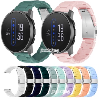 สายนาฬิกาข้อมือพลาสติกเรซิ่น สีพื้น สําหรับ Suunto 9 Peak 43 มม. 5 Peak