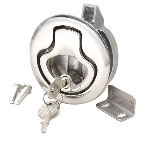S/STEEL 316 FLUSH LATCH 2" พร้อมล็อค