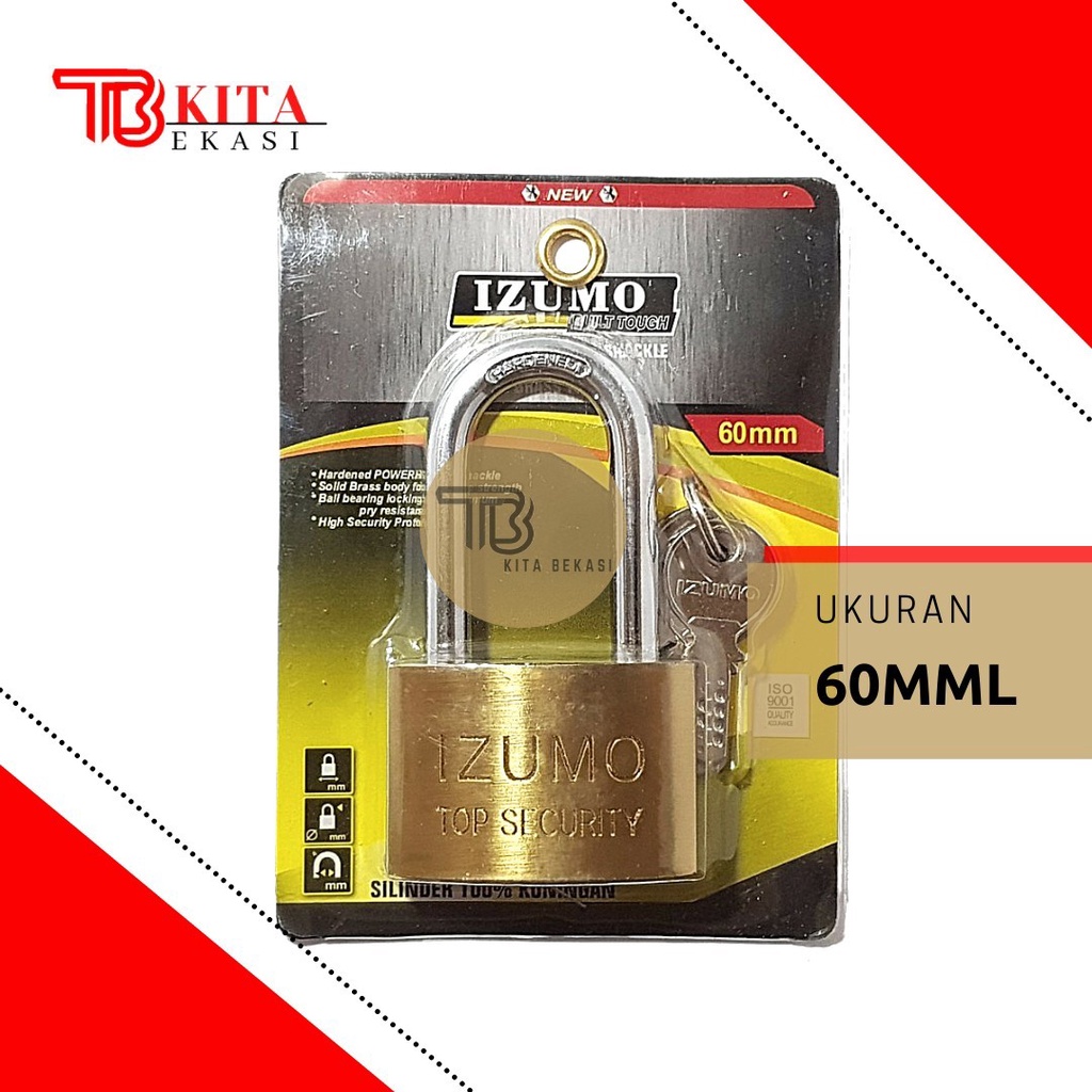 IZUMO PADLOCK 60 MML (LONG) / IZUMO PADLOCK 60 MML (ยาว)