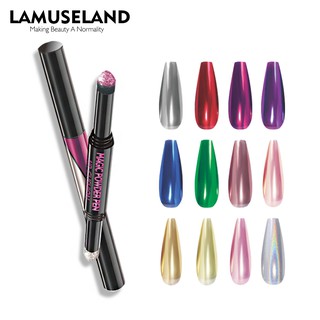 LAMUSELAND  1PCS Portable Multicolor Beauty Tools ปากกาเมจิกสําหรับตกแต่งเล็บ # Mi02