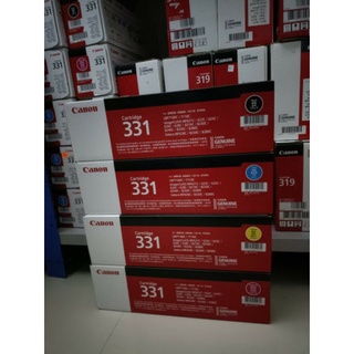 Canon Cartridge-331 BK / C / M / Y ตลับหมึกโทนเนอร์ สีดำ สีฟ้า สีเหลือง สีชมพู ของแท้