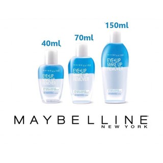 สินค้าพร้อมจัดส่ง Maybelline Eye and Lip Makeup Remover ขนาด40 มล.และ150มล.