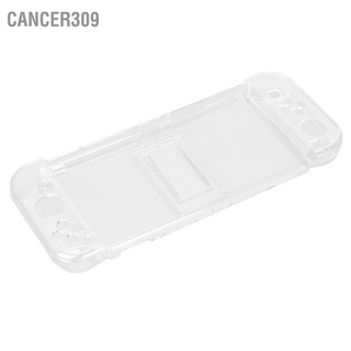 Cancer309 เคสเกมคอนโซล Pc แบบใส พร้อมตัวยึด ปรับได้ สําหรับ Switch Oled