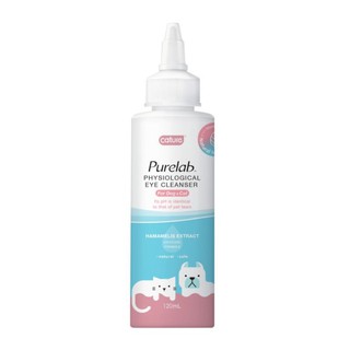 Cature Purelab Physiological Eye Cleanser 120MLทำความสะอาดรอบดวงตาสุนัขและแมว