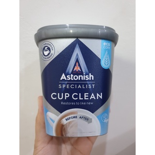 พร้อมส่ง !! ผงขจัดคราบชากาแฟพื้นผิวทั่วไป ASTONISH 350 G. ผลิตภัณฑ์ทำความสะอาด คุณภาพมืออาชีพ