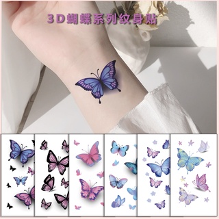 แทททูมินิมอล แทททูเกาหลี sticker tattoo tatto แทททูผีเสื้อ แทททู ผีเสื้อ korean style butterfly ลอกน้ำ ตกแต่ง ญี่ปุ่น ✨