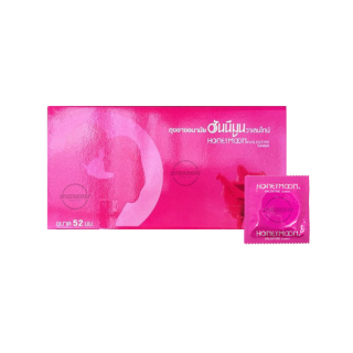 ถุงยางอนามัย52มม แบ่งขาย 20-100ชิ้น Faire Honeymoon Valentine Condom ถุงยาง52 ฮันนีมูน วาเลนไทน์ ผิวเรียบ ราคาถูก