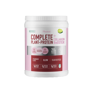 [ลดเพิ่ม 130.- "HWPT22"] No.1 Plantae Complete Plant Protein รส Strawberry 1 กระปุก : สตรอว์เบอร์รี่ คอลลาเจน Plant Base