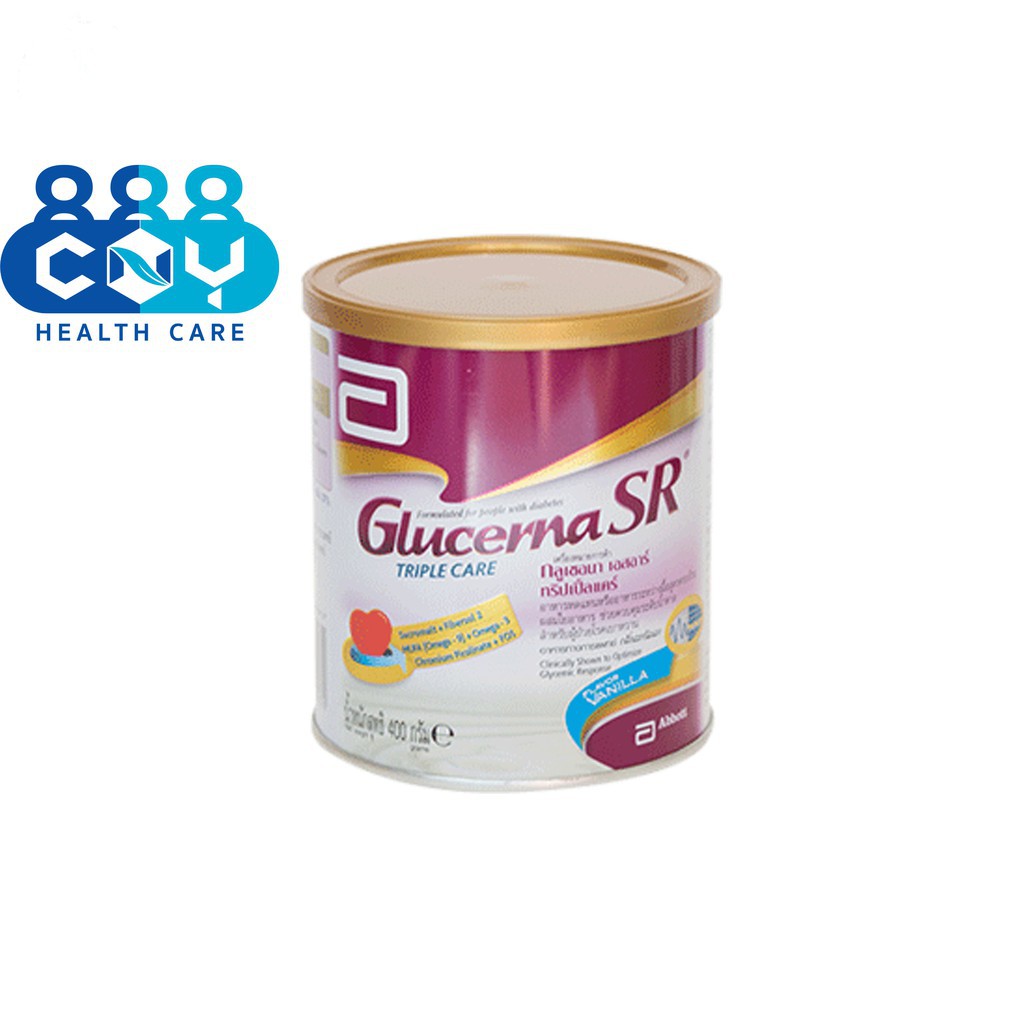 [ฟรี Glucerna 400g] Glucerna กลูเซอนา เอสอาร์ ทริปเปิ้ลแคร์ 850 กรัม x2 ...