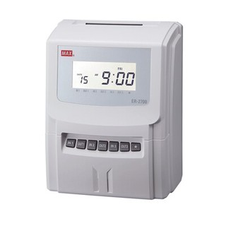 เครื่องตอกบัตร MAX ER-2700 C (ใช้กับผ้าหมึก Max IR-102E)