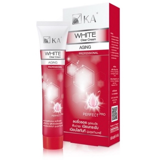 KA WHITE CLEAR CREAM 45 g. เคเอไวท์เคลียร์ครีมสูตรลดเลือนริ้วรอยแบบมือโปร45กรัม