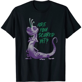 Disney PIXAR Monsters, Inc. Randall Are You Scared Yet Cotton T-shirt for Men and Women Tee Shirts Aเสื้อยืด