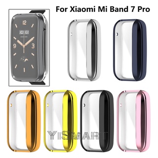 Xiaomi Mi Band 7 Pro เคสป้องกัน ชุบ TPU ป้องกันเต็มหน้าจอ เคส สําหรับ Miband 7pro Smartband