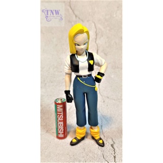 [มือสอง งานแท้ ญี่ปุ่น] Android 18 หมายเลข 18 (ซอฟท์) ขนาด 5" Dragonball ดราก้อนบอล งานแท้ Banpresto