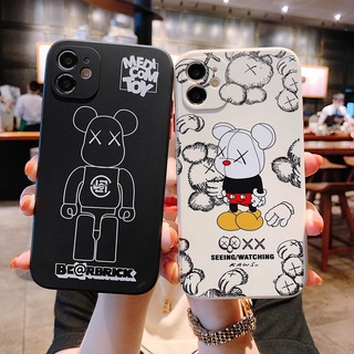 การ์ตูน น่ารัก ดำและขาว หมี ดวงตา เคส samsung Galaxy NOTE 8 9 10 20 PLUS ultra note8 note9 note10 plus note20 ultra s20 fe s20fe s21 plus ultra s20 ultra s10 plus s10plus 4G 5G case