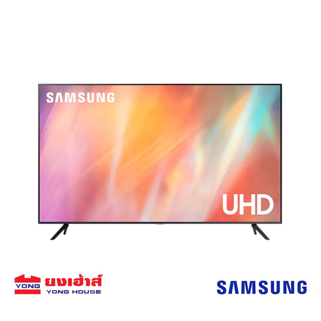 SAMSUNG Smart 4K Crystal UHD TV ขนาด 43 นิ้ว รุ่น UA43AU7700KXXT 43AU7700 ทีวี สมาร์ททีวี
