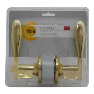 FREE HOME เขาควายทั่วไป YALE L5327 US3 สีทอง มือบิดประตู กลอนประตู มือจับกลอนประตู