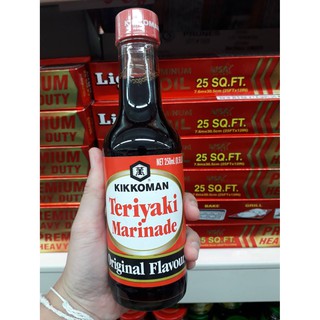 คิคโคแมน เทอริยากิ มาริเนด ซอสสูตรดั้งเดิม  250มล./ Kikkoman Teriyaki Marinade original Flavour Sauce 250ml.