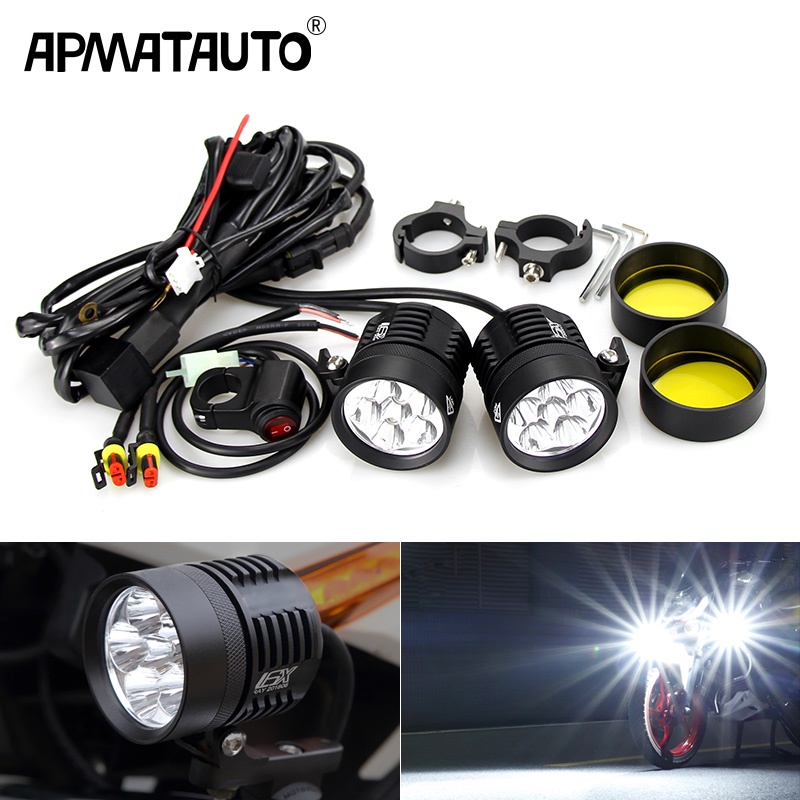 Hot StockMotocycle Fog Lights 12000LM For BMW Motorcycle LED Auxiliary