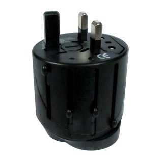 Storm World Travel Adapter with USB - Black