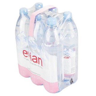 เอเวียง น้ำแร่ธรรมชาติ น้ำดื่ม ขนาด 500ml ยกแพ็ค 6ขวด EVIAN MINERAL DRINKING WATER