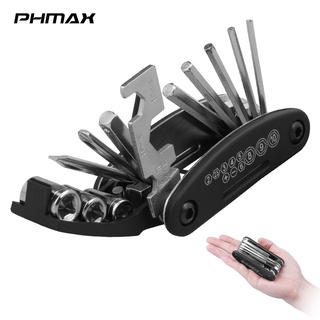 Phmax 11 In 1 เครื่องมือซ่อมแซมจักรยาน อเนกประสงค์ พับได้