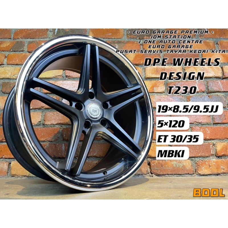 Dpe WHEELS DESIGN T230 19INC BMW E36 E46 E90 F30 F10 M3 M4 X3 F25 E83 X4 F26