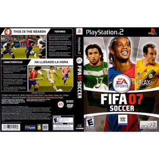 แผ่นเกมส์ PS2 FIFA 07   คุณภาพ ส่งไว (DVD)