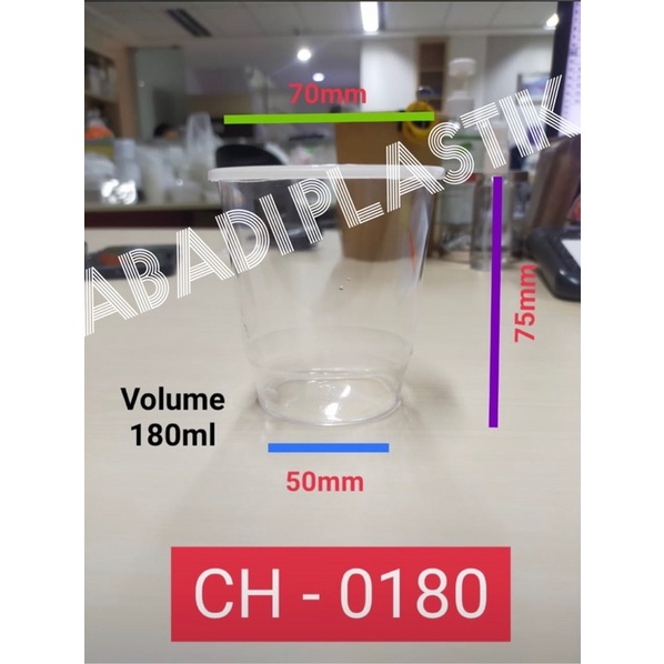 CH-0180 JELLY CUP / PUDDING CUP / PUDDING GLASS CONTENTS 25PCS