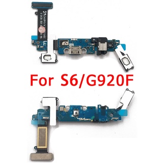 บอร์ดชาร์จ Usb สําหรับ Samsung Galaxy S6 G920F พอร์ตชาร์จ Pcb แผ่นซ็อกเก็ตเชื่อมต่อ