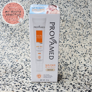 PROVAMED Sun Face SPF 50+ PA++++ (Beige) สีเบส 15 g