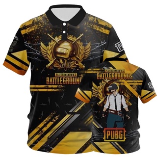 เสื้อโปโลแขนสั้น ลายทีมออร่า Esport freefire FF PUBG Mlbb 09