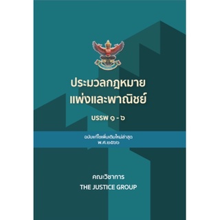 ประมวลกฎหมายแพ่งและพาณิชย์  A4 ปกแข็ง *++มีการแก้ไขโดยใบแทรก++ ลดราคาพิเศษ!!