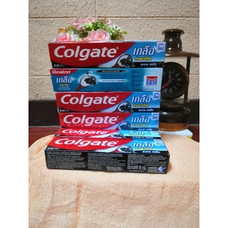 คอลเกต​ colgate ยาสีฟัน ยาสีฟันสมุนไพร​ สูตรเกลือผสมถ่านชาร์โคลขนาดหลอดละ 80​ กรัม