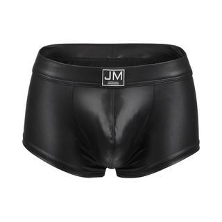 JOCKMAIL Boxer ชุดชั้นในหนังแบบมีขา Jockmail สินค้าพร้อมส่งภายใน 2 วัน