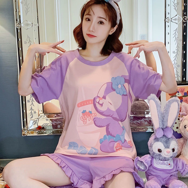 🔥 SALE ลด ล้าง สต็อก🔥 🍁BT2155🍁เซ็ตชุดนอนผู้หญิงน่ารักสไตล์เกาหลี ลวดลายน่ารัก สีสันสดใส ผ้านุ่มใส่สบายมาก Size M-2XL - รูปที่ 4