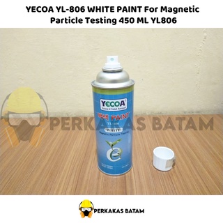 Yecoa YL-806 สีไวท์เพ้นท์ สําหรับทดสอบอนุภาคแม่เหล็ก 450 มล. YL806