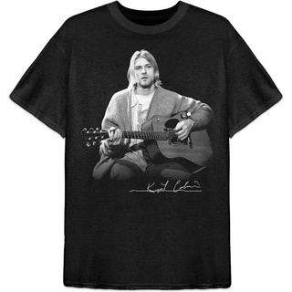 เสื้อยืด พิมพ์ลาย Kurt Cobain Nirvana Guitar Live สําหรับผู้ชาย และผู้หญิง