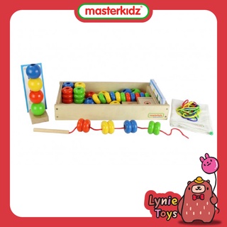 Masterkidz ของเล่นเสริมทักษะขนาดใหญ่ เกมลูกปัดยักษ์มหาสนุก Jumbo Lacing Beads (Set III)