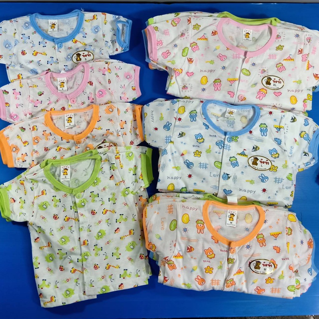 [3 ตัว 100] เสื้อเด็กอ่อน 