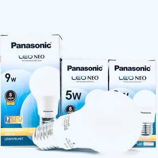 หลอดไฟLed หลอดไฟ หลอดไฟโคมไฟ หลอดไฟpanasonic 3W 5W 9W แสงขาว