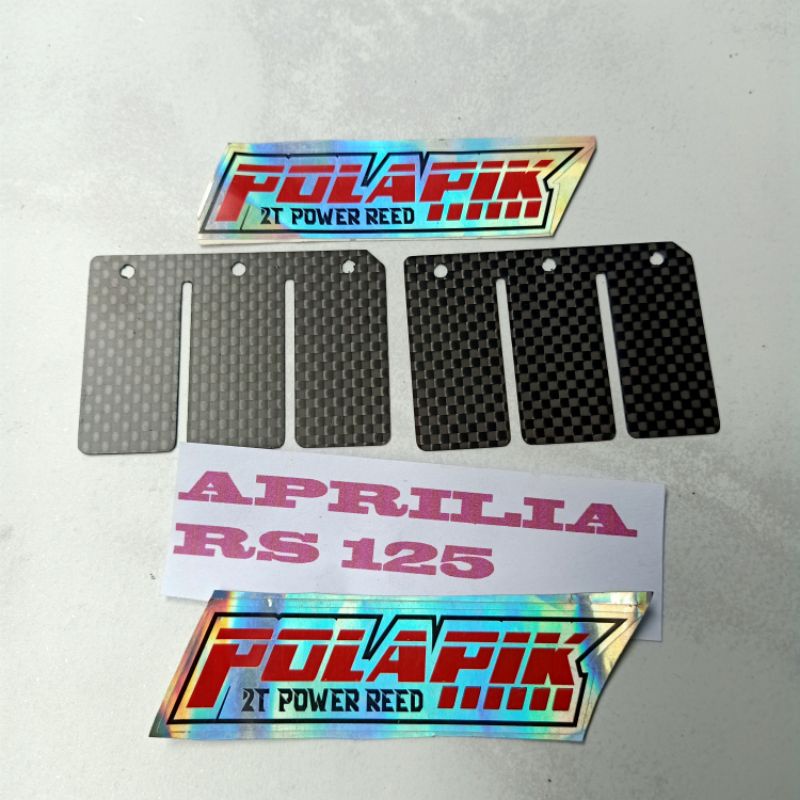 APRILIA RS 125 เมมเบรนคาร์บอน APRILIA คาร์บอน MEMBRANE TONGUE PLATE RS 125 คาร์บอนวาล์ว APRILIA RS 1