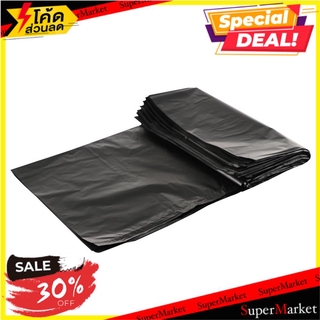 ✨Sale✨ ถุงขยะหนา ACCO 30x40 นิ้ว 12 ใบ สีดำ ถุงขยะ THICK GARBAGE BAG ACCO 30X40" BLACK 12EA ถังขยะและถุงขยะ