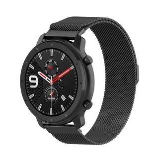 สําหรับ Xiaomi Huami Amazfit GTS สายนาฬิกาสมาร์ทวอทช์ 20 มม. เปลี่ยนได้ สายรัดข้อมือ เข็มขัดโลหะ หัวเข็มขัดแม่เหล็ก สเตนเลส และเข็มกลัด