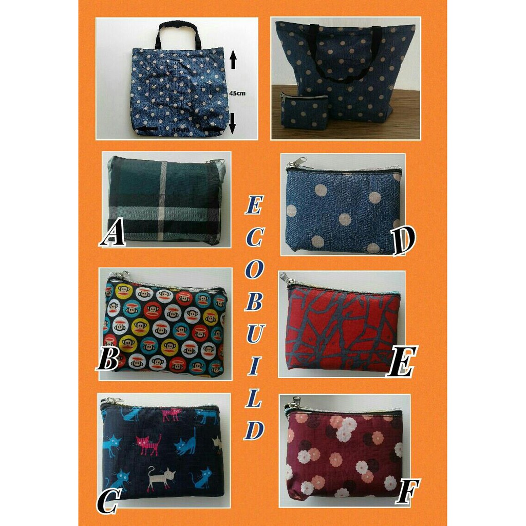 FOLDABLE ZIPPER TATE BAG