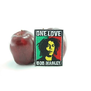 สินค้าราสต้า Patch Portrait One Love อาร์มติดเสื้อปักลาย ONE LOVE﻿ BOB MARLEY และสีสัญลักษณ์ราสต้า