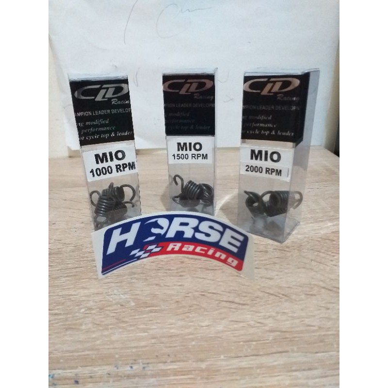 CLD RACING DOUBLE CRANK SPRING MIO CARBON MIO SOUL FINO CARBON 1000 RPM 1500 RPM 2000 RPM