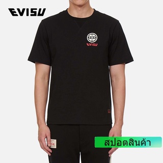 Evisu เสื้อยืดแขนสั้นพิมพ์ลายโลโก้ดอกไม้แฟชั่นผู้ชาย 2Eaadm1Ts559Xxc